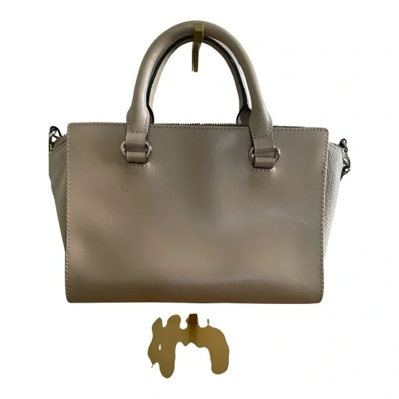 Kate Spade Mini Bernadine Hadley Satchel Tan Leather Handbag w/Crossbody Strap - Picture 4 of 10